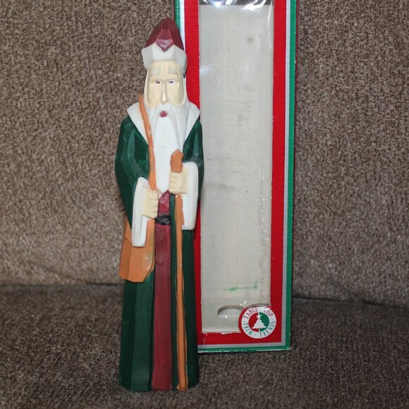 Santa Claus Table Top Trim Trends Vintage Figurine 8" Christmas Delux Decoration - Picture 2 of 10